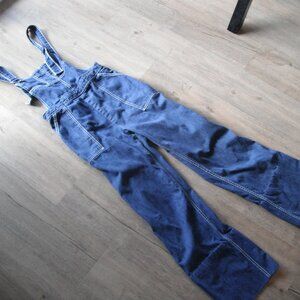 Vintage Womens 1970s Overalls Hand-Hemmed Size S-M